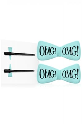 Double Dare OMG! Hair Up Bow Pin Sky Blue - Double Dare заколки для фиксации волос в цвете "Мятный"